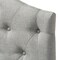 Baxton Studio Myra Grey Upholstered Button-Tufted Twin Size Headboard 125-6971 - alternate 3
